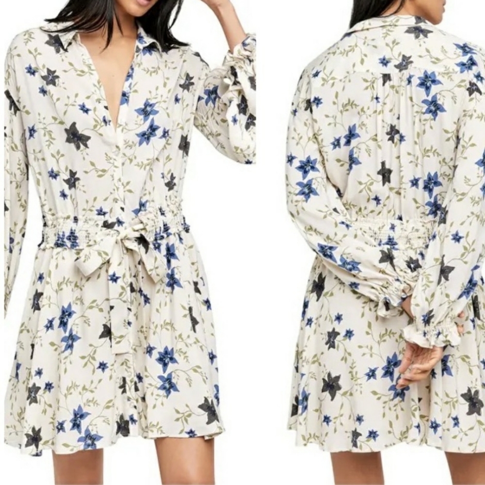Free People Lighten Up mini Dress Small Nwt - Picture 7 of 7